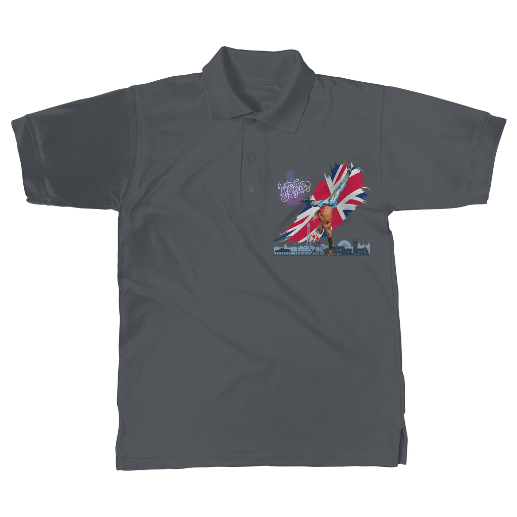 "Van Go to UK" - Aerial Van Go Unisex Adult Polo Shirt