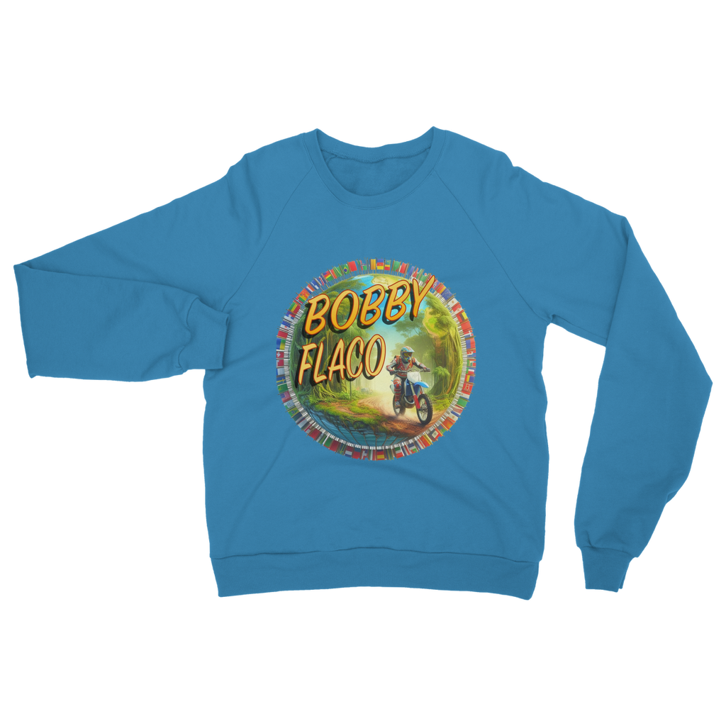 "Bike the World" Bobby Flaco - USaA Unisex Sweatshirt
