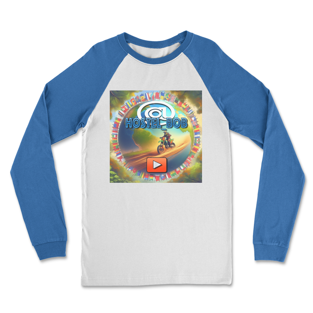 "Hostel Bob" - Bobby Flaco - USA Classic Raglan Long Sleeve Shirt