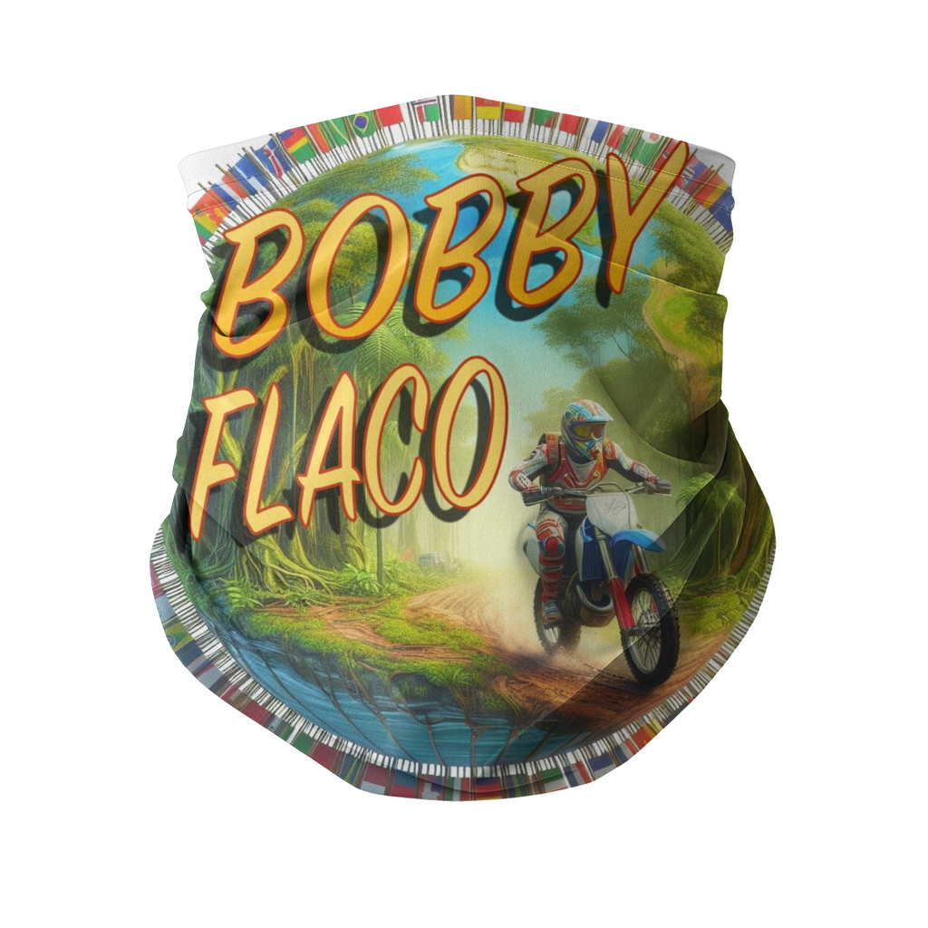 "Bike the World" Bobby Flaco - USaA Neck Gaiter
