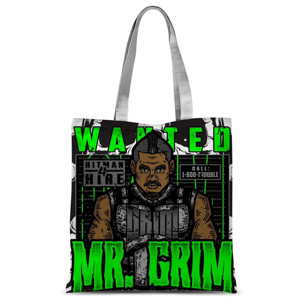 MR. Grim "Wanted" Tote Bag