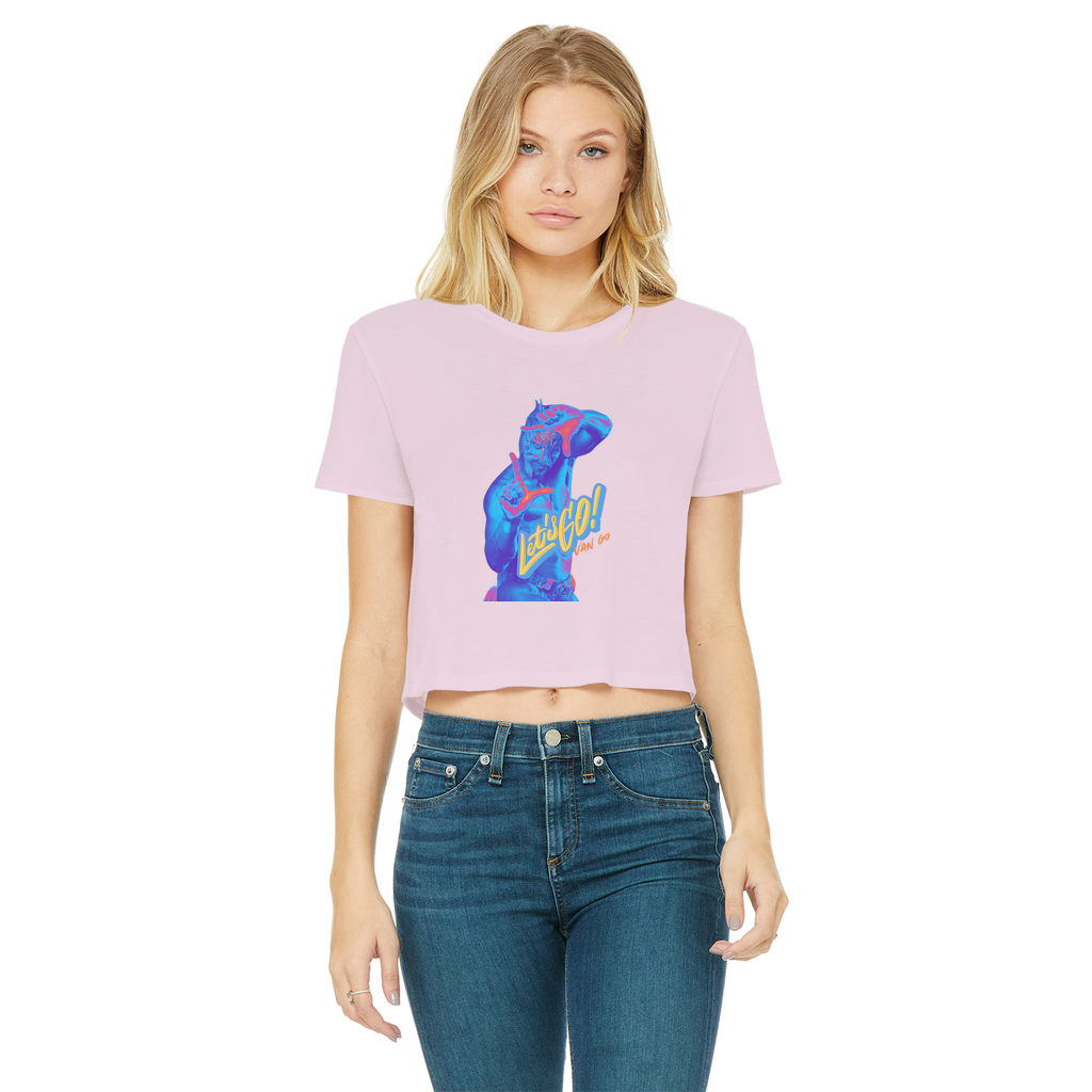 "Let's Go Van Go - Aerial Van Go Women's Wear Crop Top