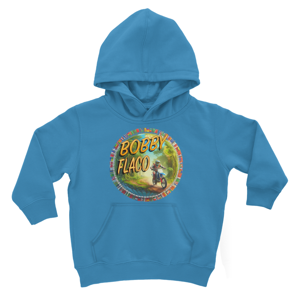 "Bike the World" Bobby Flaco - USaA Youthwear Hoodie