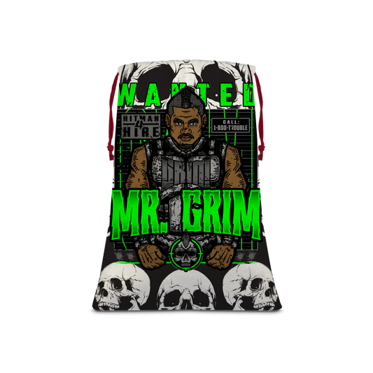 MR. Grim "Wanted" Drawstring Bag