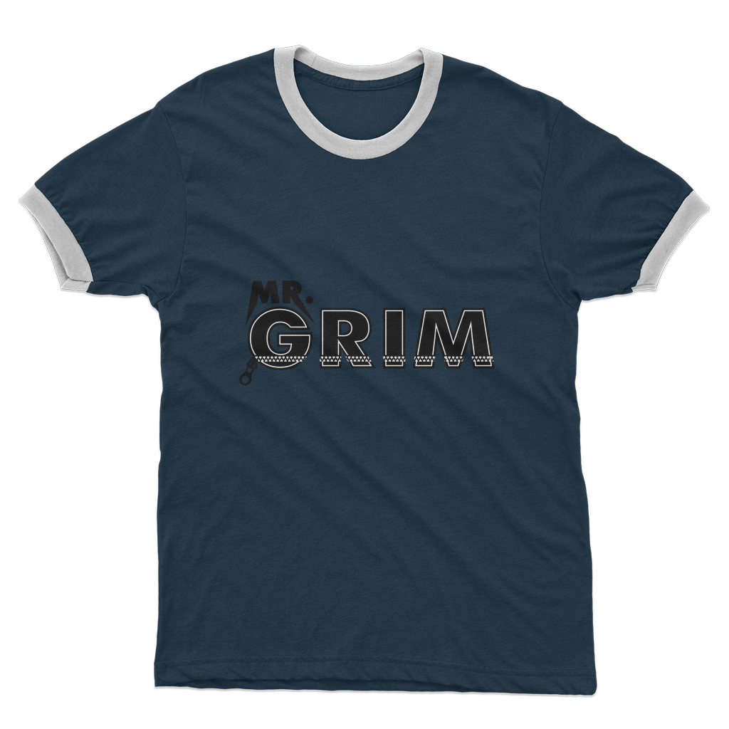 MR. Grim "Zipped Up" Ringer Tee
