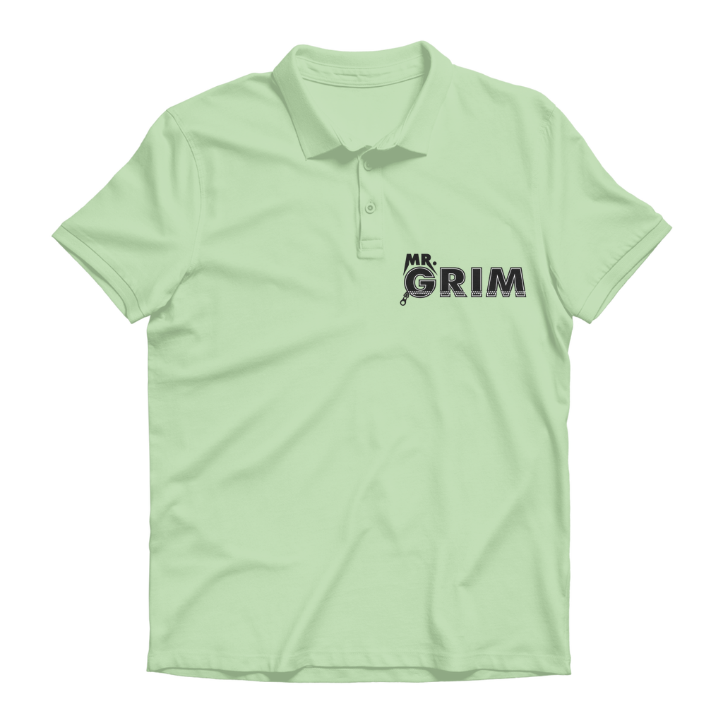 MR. Grim "Zipped Up" Premium Unisex Adult Polo Shirt