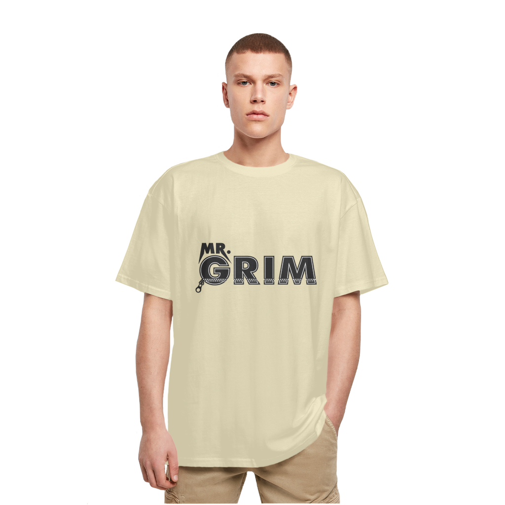 MR. Grim "Zipped Up" Heavy Oversized T-Shirt