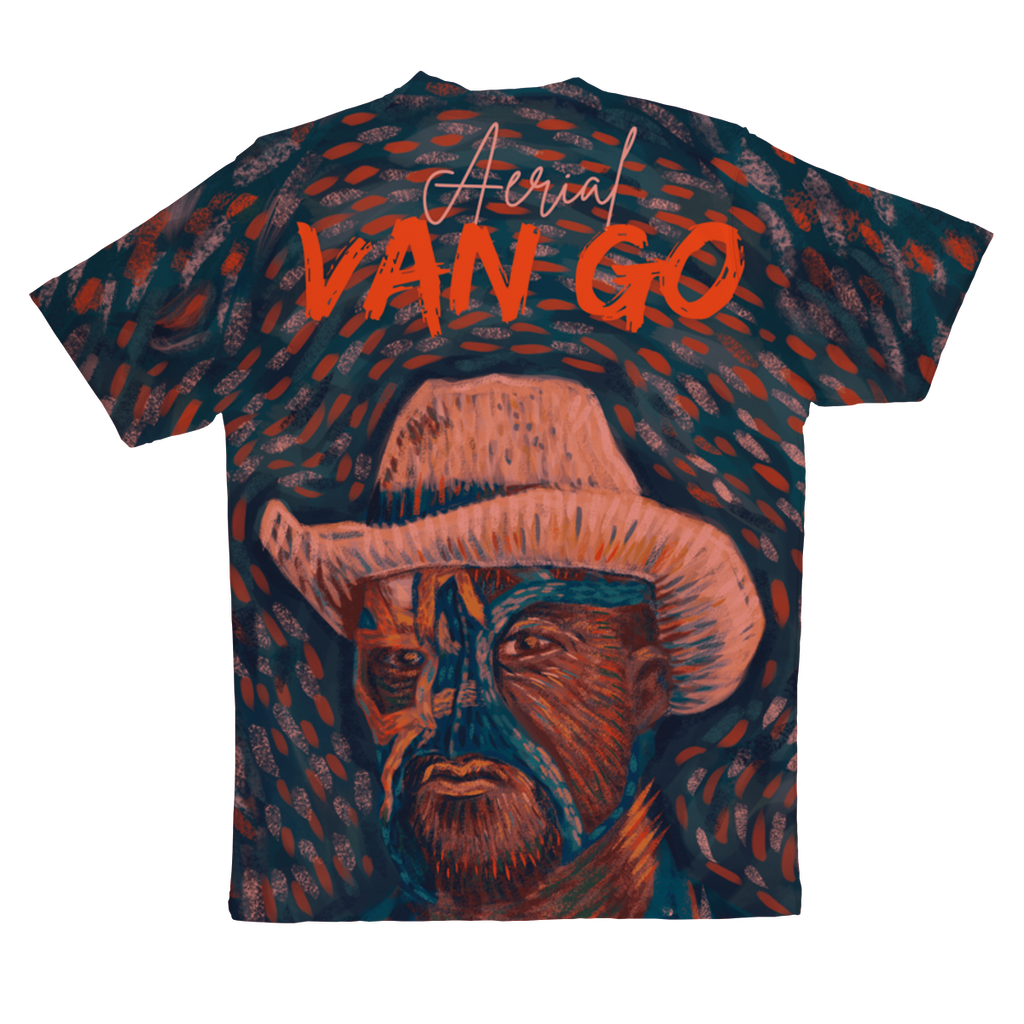 "Self Portrait" - Aerial Van Go (USA) Unisex Activewear Tee