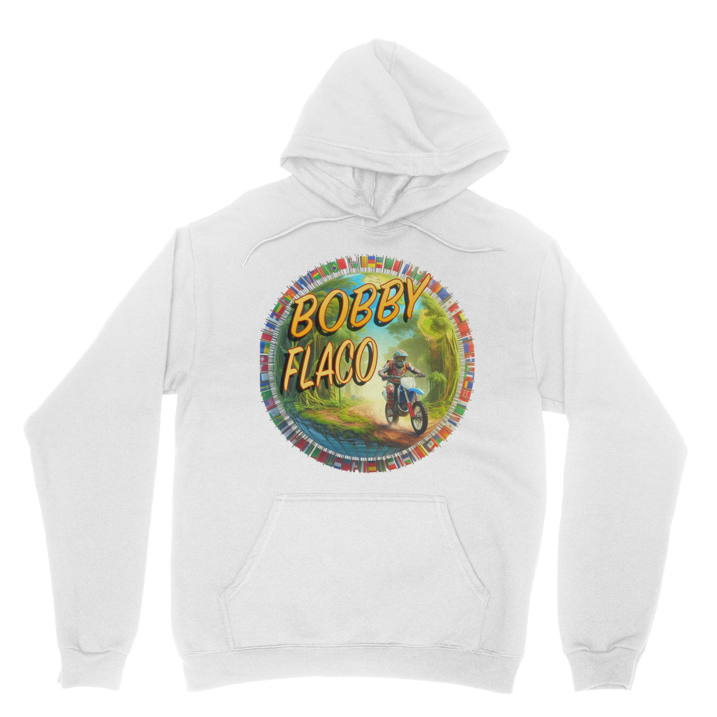 "Bike the World" Bobby Flaco - USaA Pullover Hoodie
