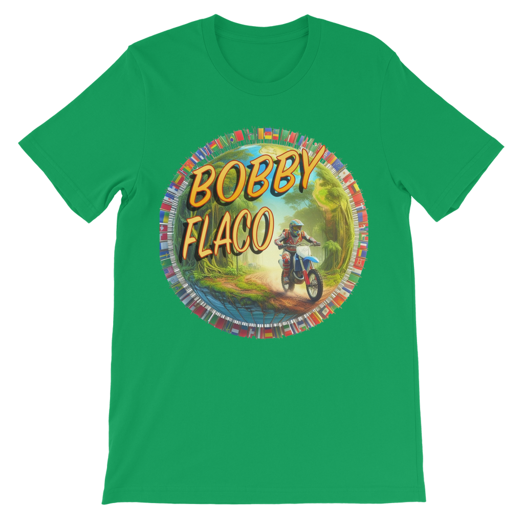 "Bike the World" Bobby Flaco - USaA Youthwear Tee