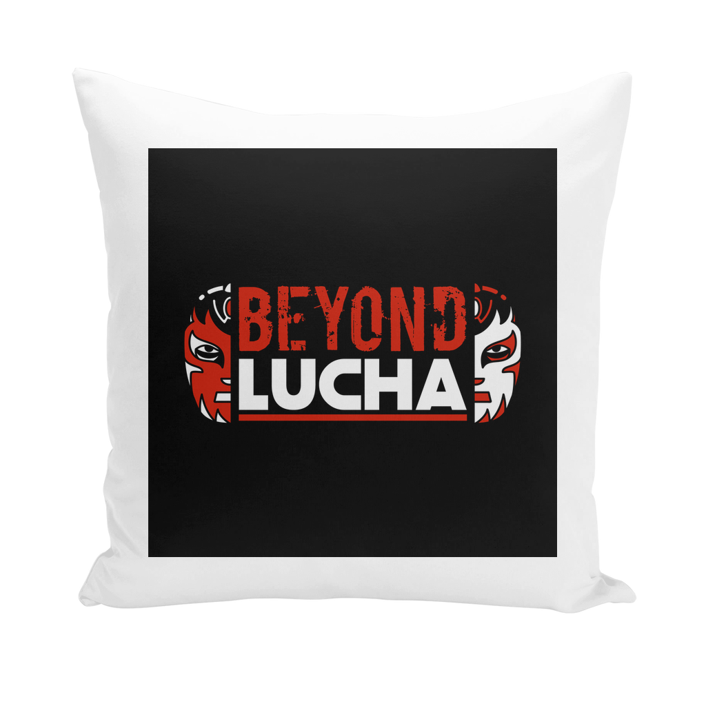 Beyond Lucha Throw Pillow