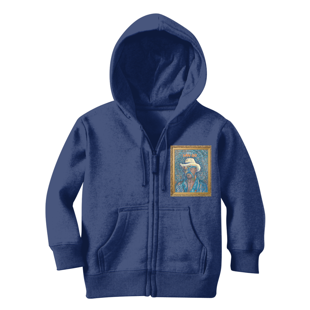 "Self Portrait" - Aerial Van Go (USA) Youthwear Zip Hoodie