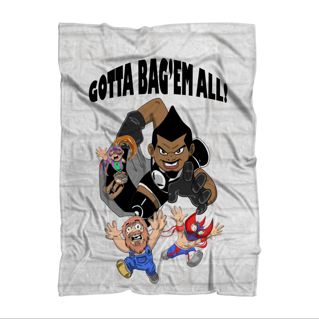 MR. Grim "Gotta Bag Em All" Throw Blanket