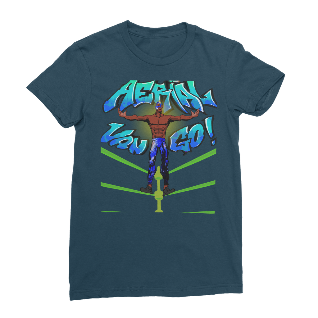 "Art Redeemer" - Aerial Van Go (USA) Women's Wear T-Shirt