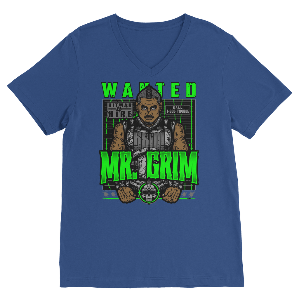 MR. Grim "Wanted" V Neck Tee
