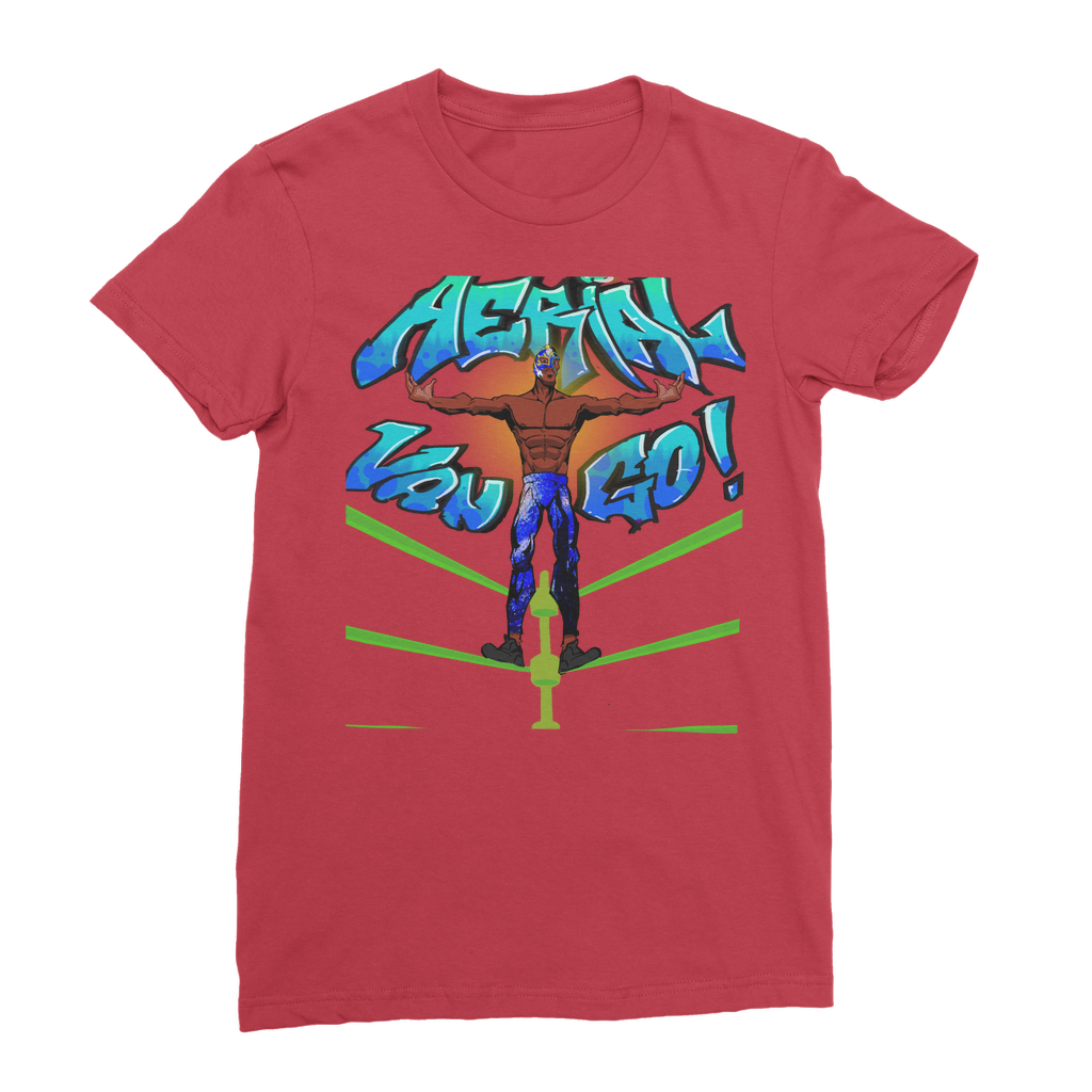 "Art Redeemer" - Aerial Van Go (USA) Women's Wear T-Shirt