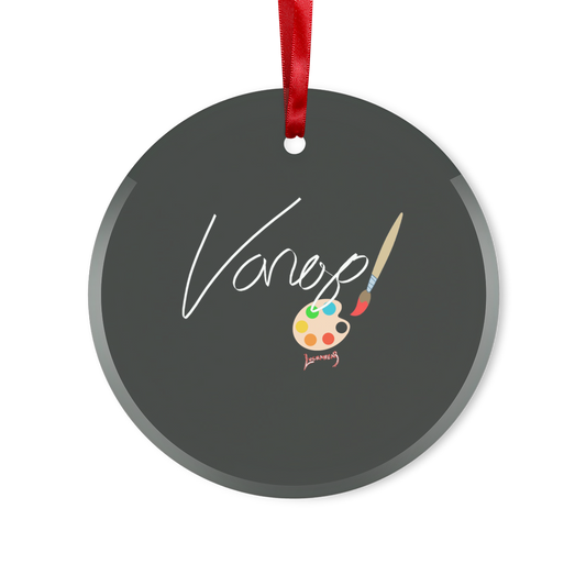 Aerial Van Go (USA) "Siggy" Glass Hanging Ornament