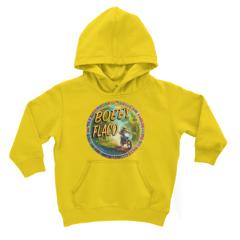 "Bike the World" Bobby Flaco - USaA Youthwear Hoodie