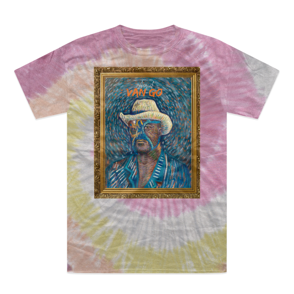 "Self Portrait" - Aerial Van Go (USA) Tie-Dye T-Shirt