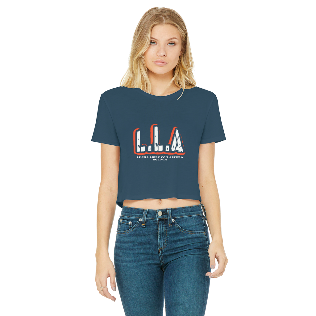 Con Altura (BOL) "LLA" Women's Wear Crop Top