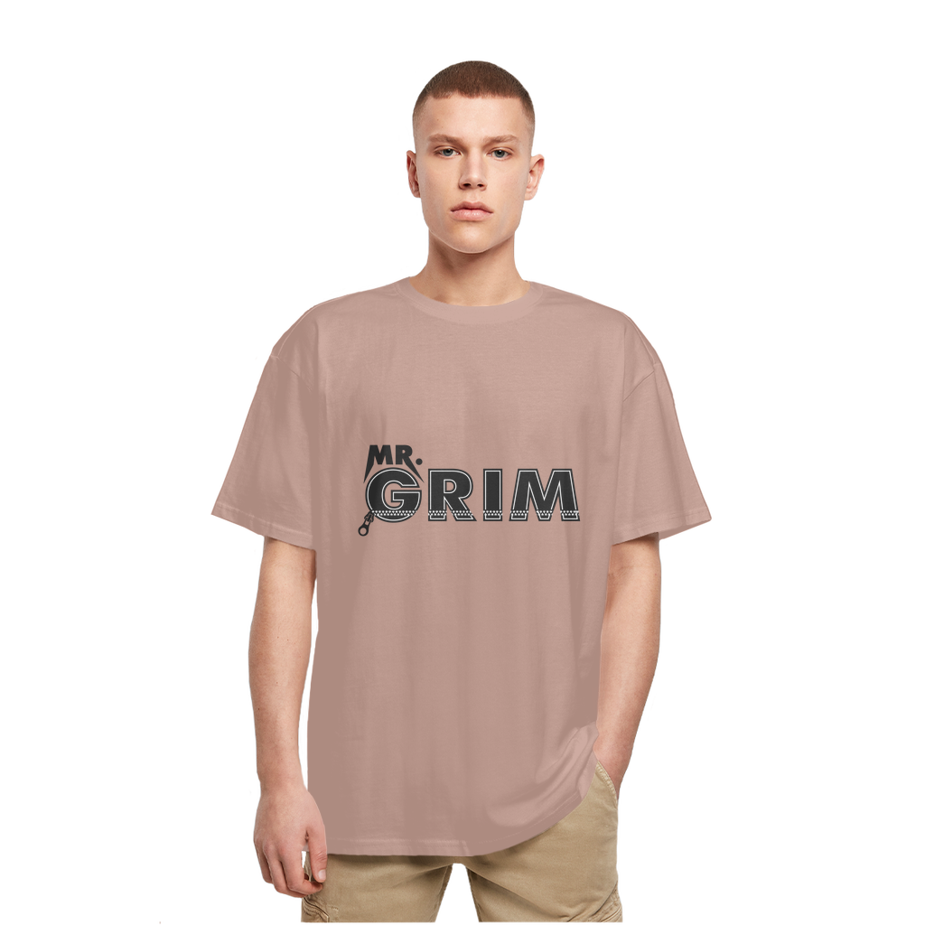 MR. Grim "Zipped Up" Heavy Oversized T-Shirt