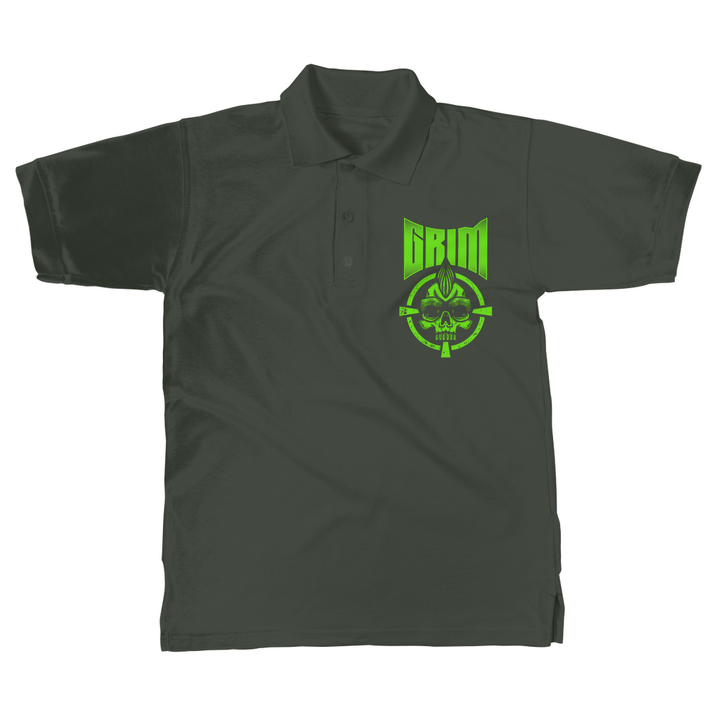 Mr. Grim "Target" Unisex Adult Polo Shirt