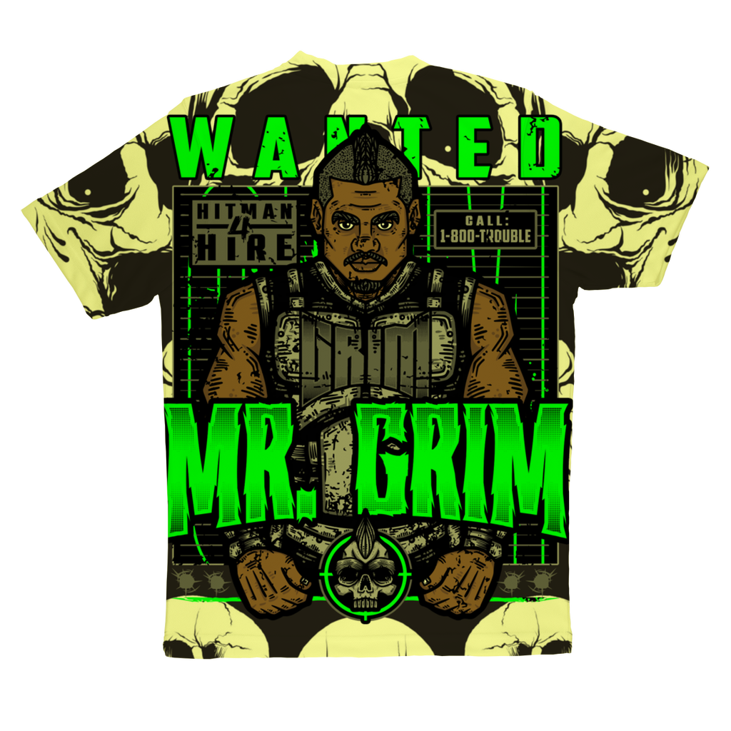 MR. Grim "Wanted" Unisex Activewear Tee