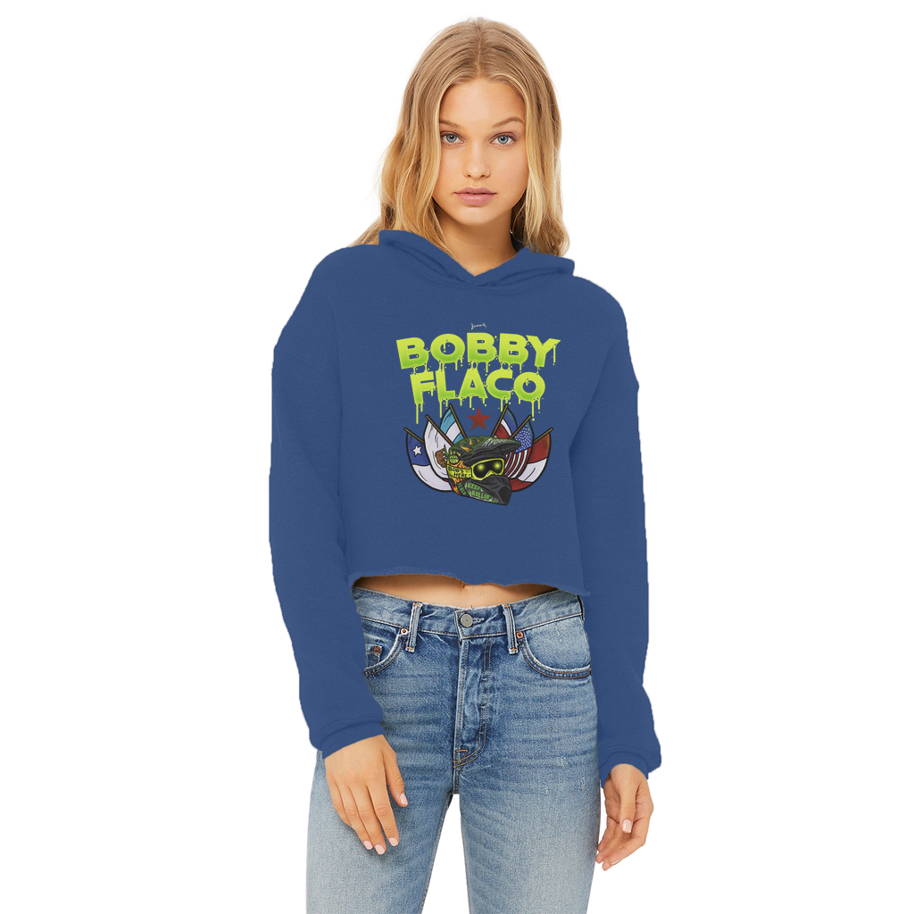 Bobby Flaco (USA) "World Tour" Women's Wear Crop Top Hoodie