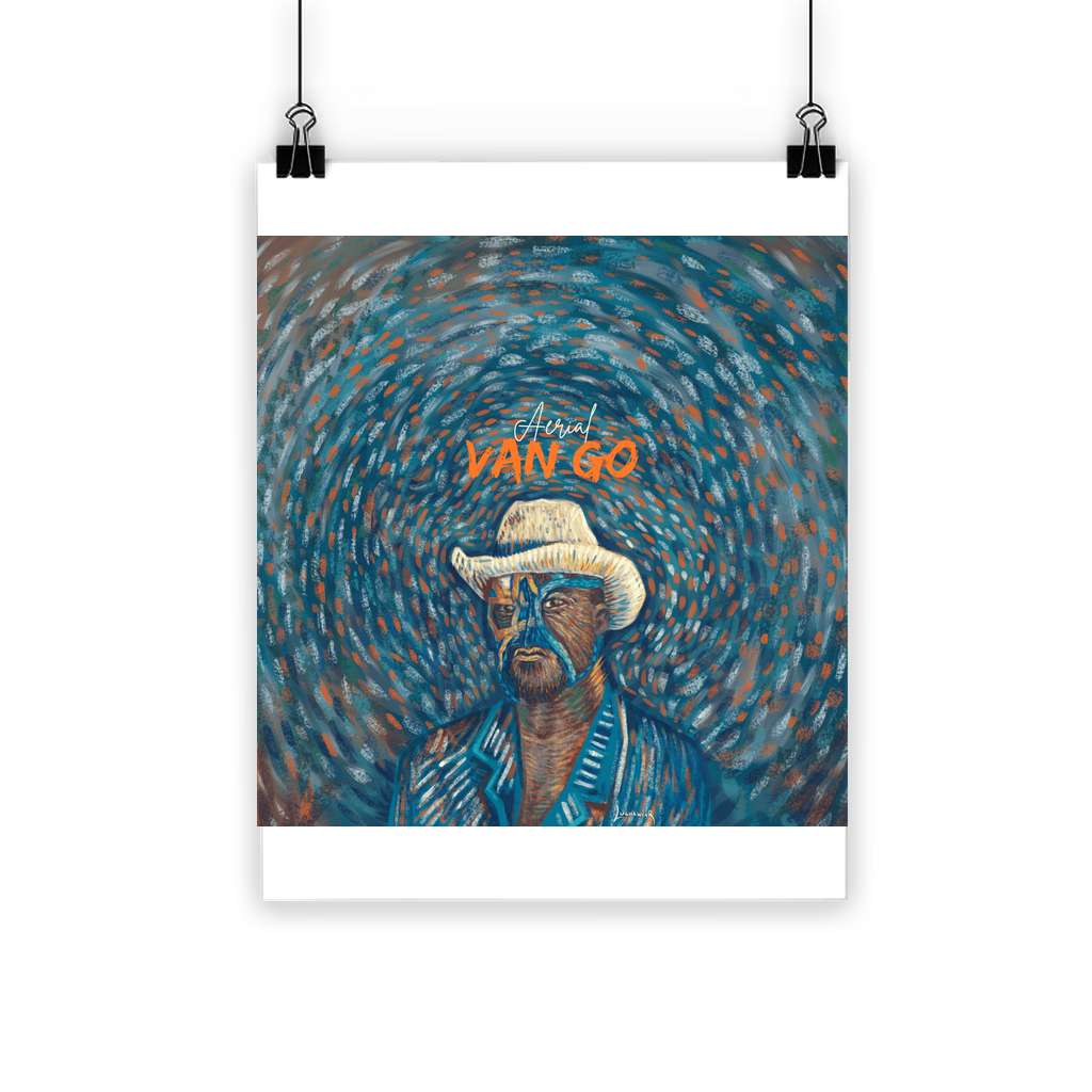 "Self Portrait" - Aerial Van Go (USA) Poster