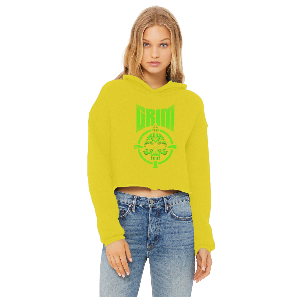 Mr. Grim "Target" Women's Wear Crop Top Hoodie