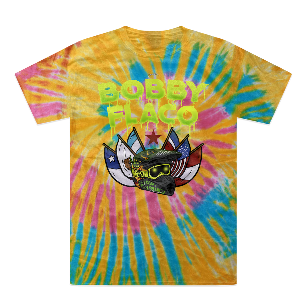 Bobby Flaco (USA) "World Tour" Tie-Dye T-Shirt