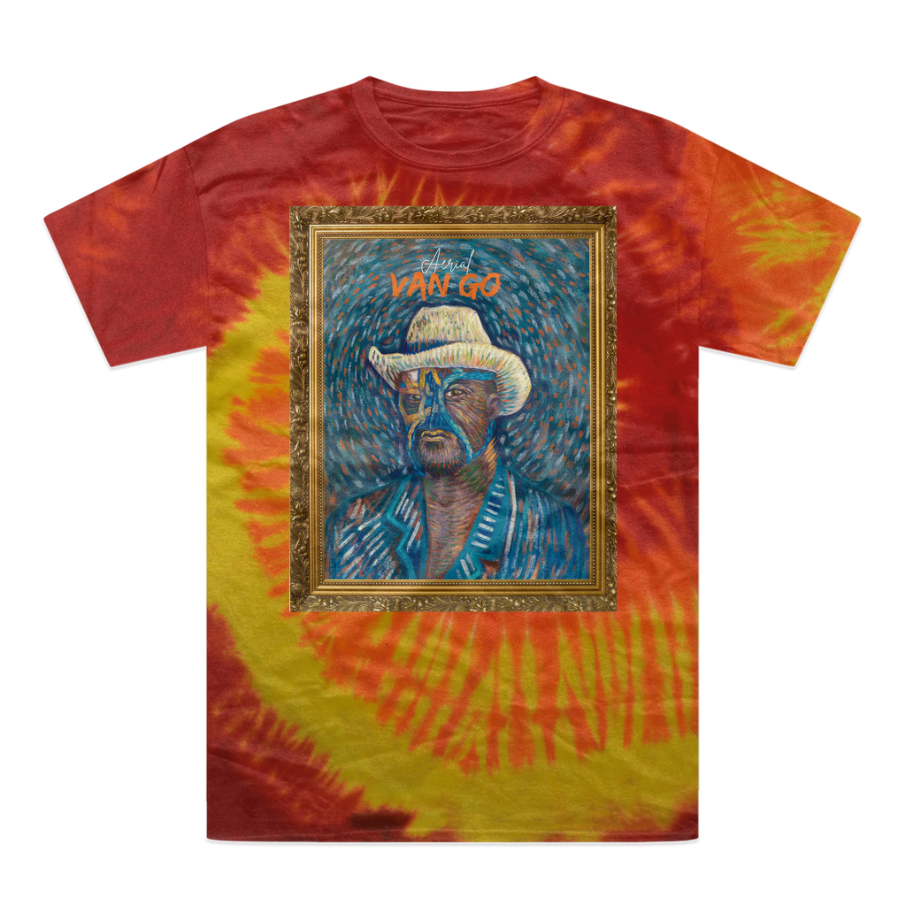"Self Portrait" - Aerial Van Go (USA) Tie-Dye T-Shirt
