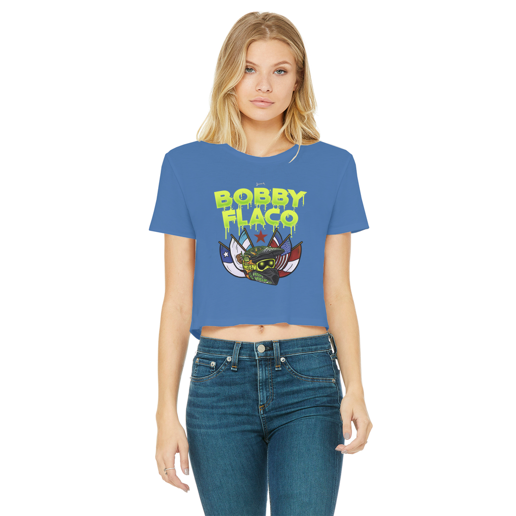 Bobby Flaco (USA) "World Tour" Women's Wear Crop Top
