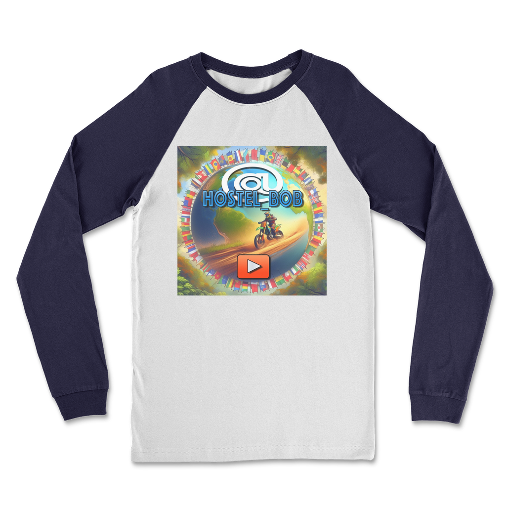 "Hostel Bob" - Bobby Flaco - USA Classic Raglan Long Sleeve Shirt