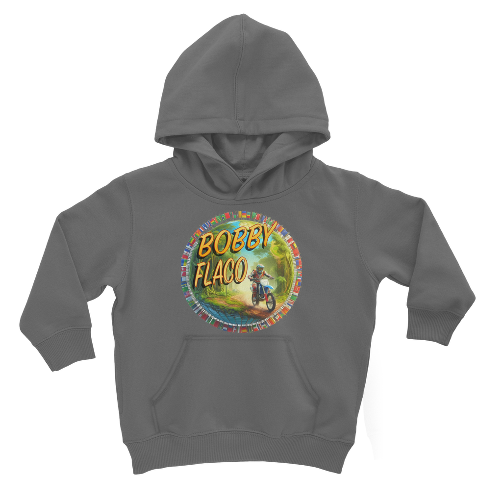 "Bike the World" Bobby Flaco - USaA Youthwear Hoodie