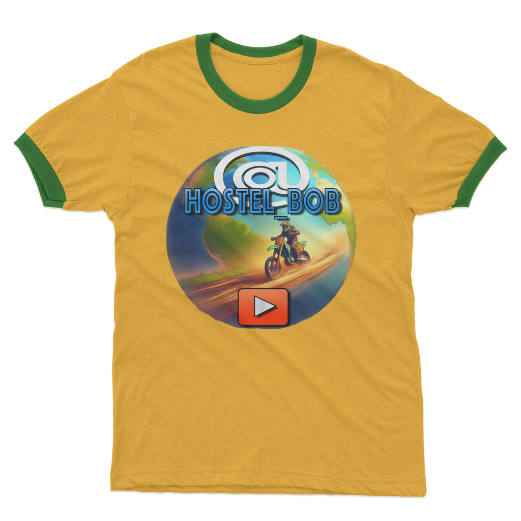 "Hostel Bob" - Bobby Flaco - USA Ringer Tee