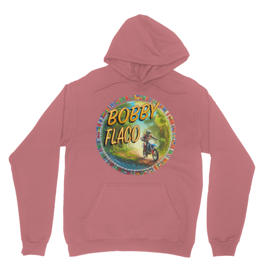 "Bike the World" Bobby Flaco - USaA Pullover Hoodie