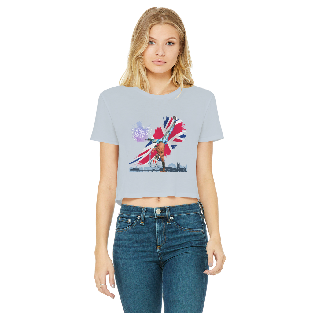 "Van Go to UK" - Aerial Van Go Women's Wear Crop Top