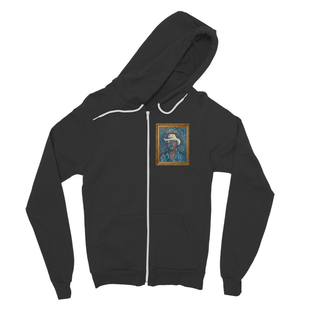"Self Portrait" - Aerial Van Go (USA) Zip Hoodie