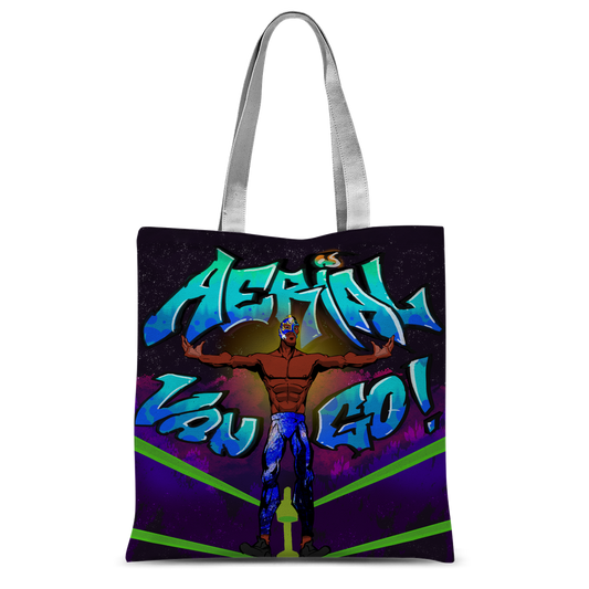 "Art Redeemer" - Aerial Van Go (USA) Tote Bag