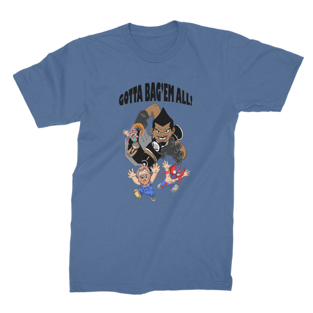 MR. Grim "Gotta Bag Em All" Premium Jersey Adult T-Shirt