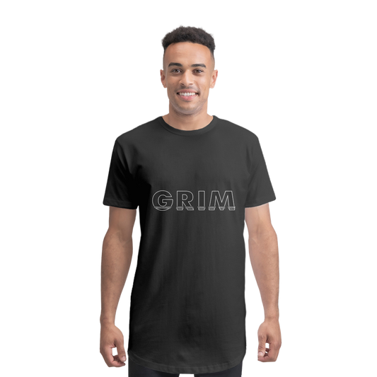 MR. Grim "Zipped Up" Premium Long Body T-Shirt