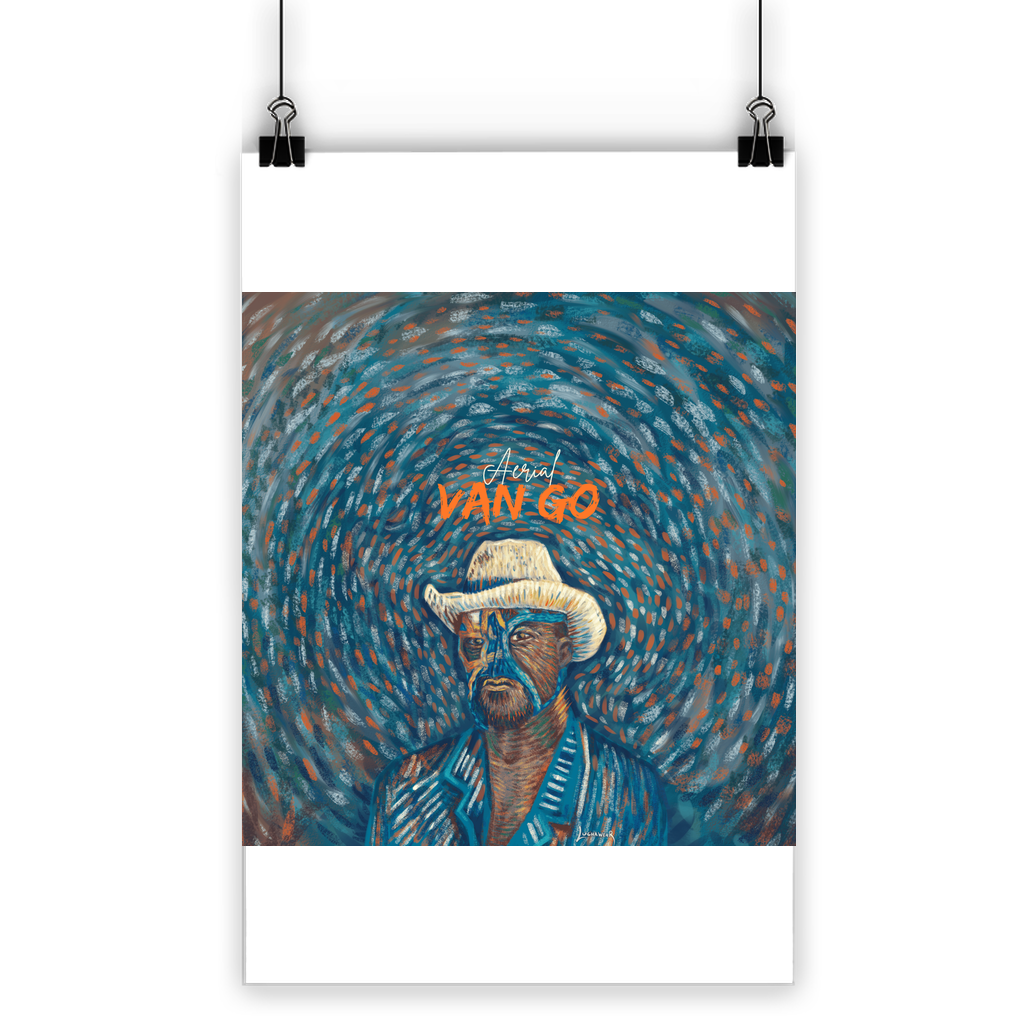 "Self Portrait" - Aerial Van Go (USA) Poster