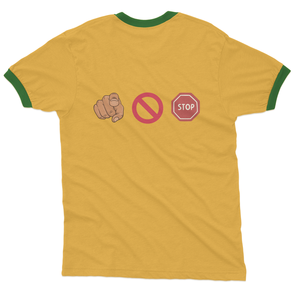 "You Can't Stop" Aerial Van Go - USA Ringer Tee