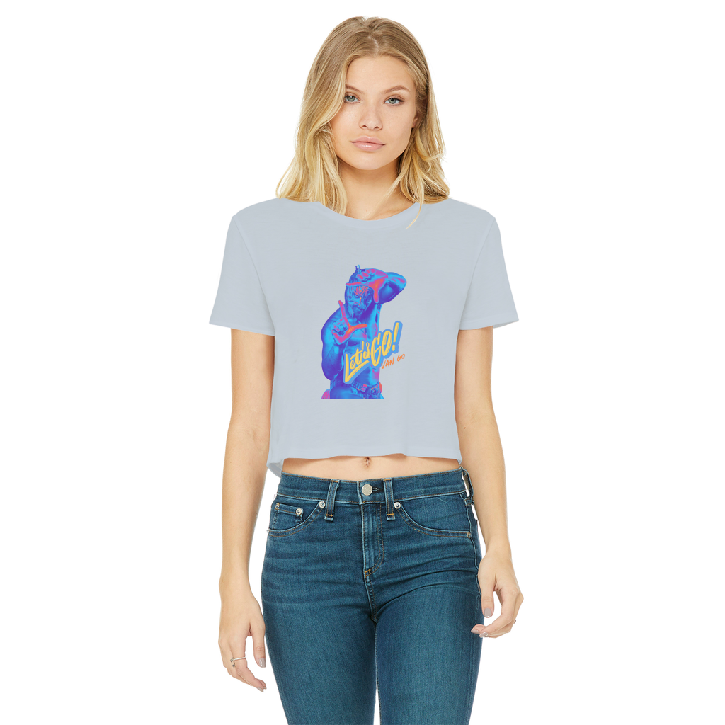 "Let's Go Van Go - Aerial Van Go Women's Wear Crop Top