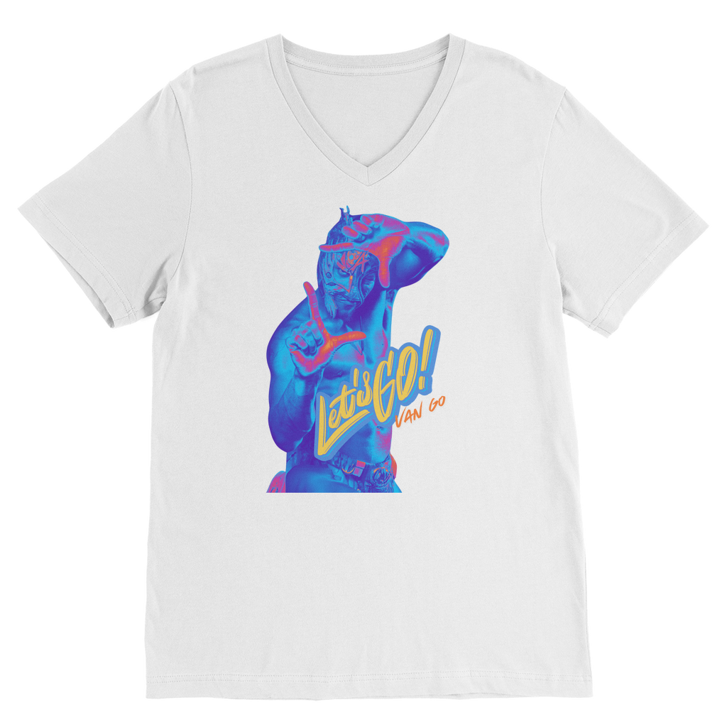 "Let's Go Van Go - Aerial Van Go Unisex V Neck Tee