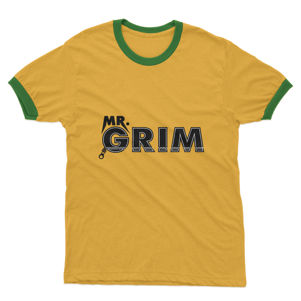 MR. Grim "Zipped Up" Ringer Tee