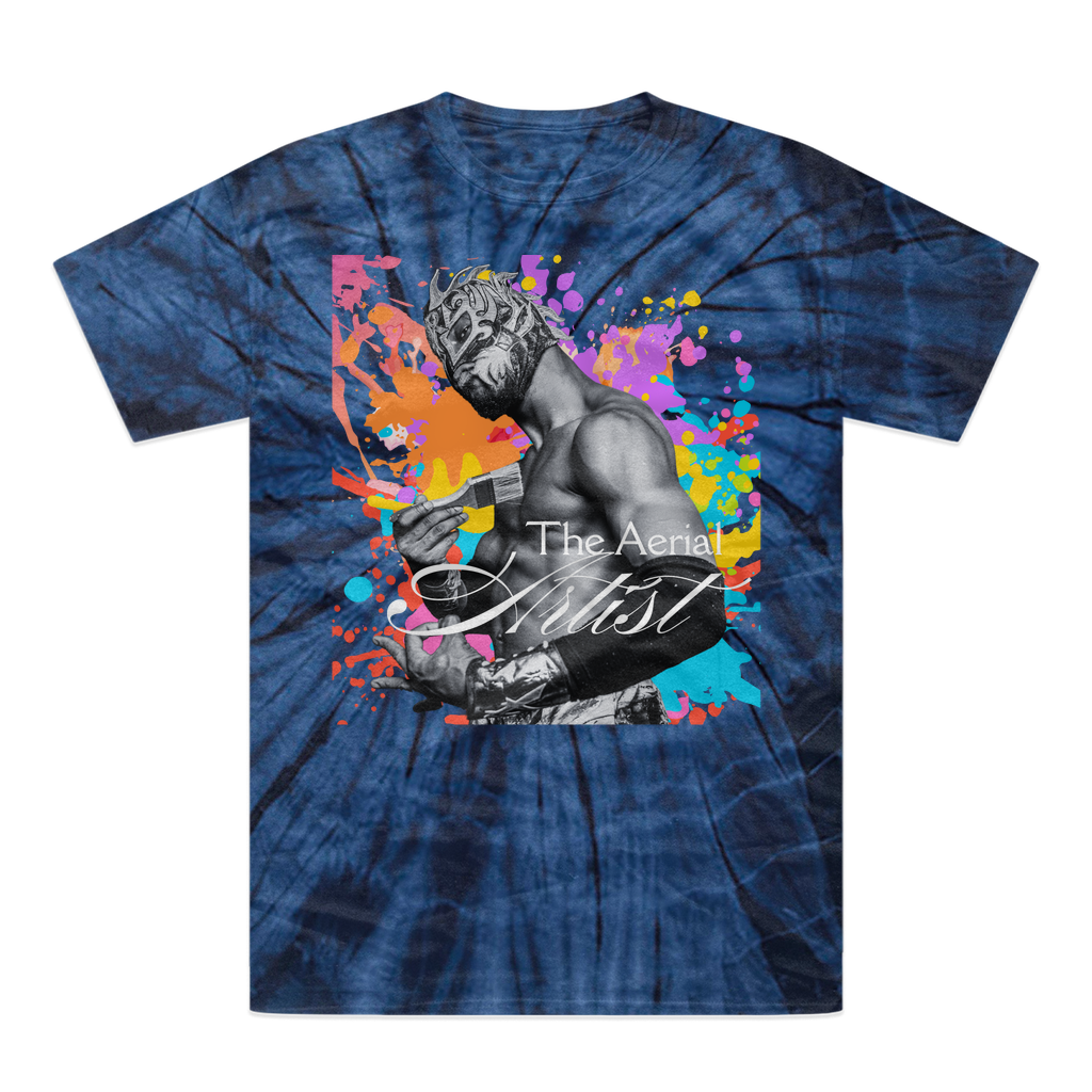 "THE Artist" - Aerial Van Go Tonal Spider Tie-Dye T-Shirt