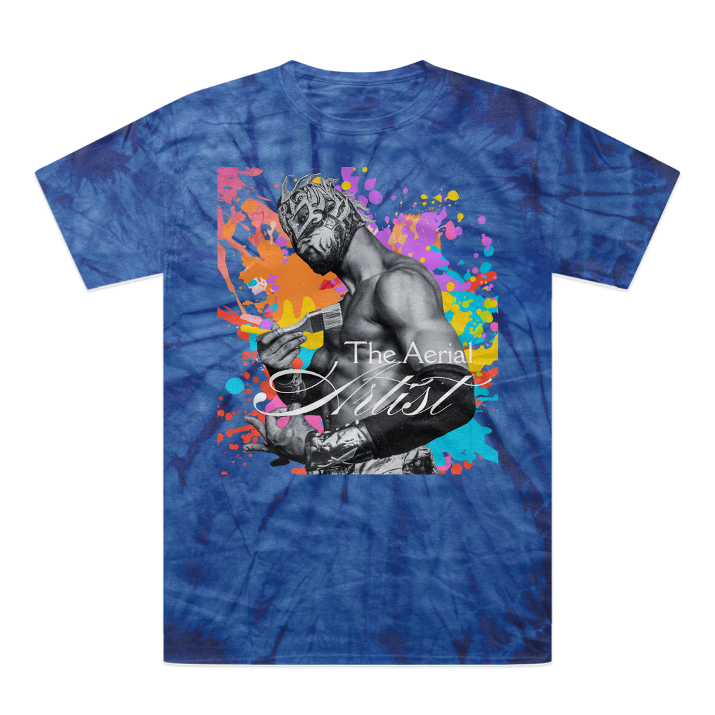"THE Artist" - Aerial Van Go Tonal Spider Tie-Dye T-Shirt
