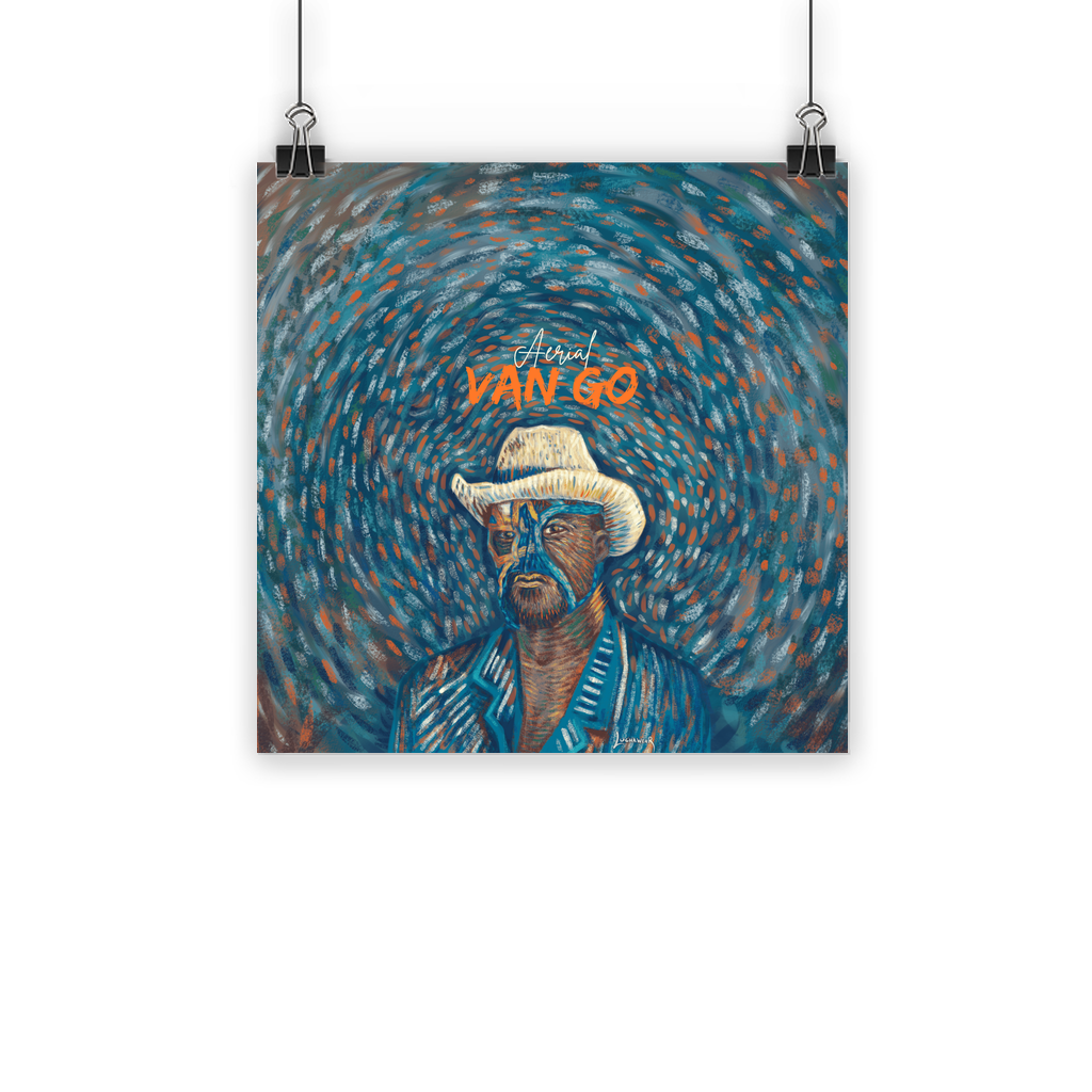 "Self Portrait" - Aerial Van Go (USA) Poster